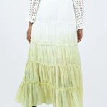 Princess Polly Sun Down Mid Rise Maxi Skirt Green Ombré Photo 6