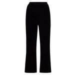 Elie Tahari ππ The Veronica Velvet Wide-Leg Pants ~ Noir Black Large L NWT Photo 8