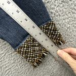 Coldwater Creek  Denim Jean Jacket Tweed Trim Boho Stretch Button Down Women's 16 Photo 8