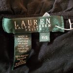 Ralph Lauren Lauren Petite Black Ruffle Faux Wrap Tank Top (P/S) Photo 4