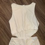 superdown Revolve  White Cutout Midi‎ Dress Sleeveless Slit Bodycon Party S Photo 2