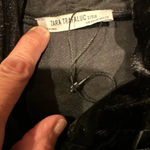 ZARA  trafaluc black velvet cropped
Women's Medium NWOT Photo 2
