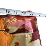 Nanette Lepore Silk Linen Blend Multicolor Ruffle Skirt Size 6 Photo 5