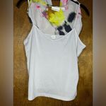 Liz Claiborne Blouse (S) - EUC - retro floral with tank top slip Photo 5