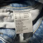 American Eagle  Outfitters Womens Mom Jeans Light Wash Distressed Ripped Size 12 Photo 4