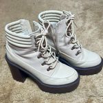 JustFab White boots Photo 2