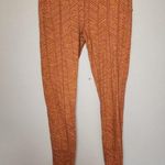 prAna  Womens Leda Pants Legging size XS Orange inseam 26.5 hemp organic cotton Photo 0