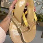 Leather Kitten Heels Tan Sandals Size 8 Photo 12