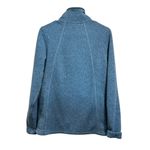 The North Face Blue Heather Mock Beck Full Zipper Sweater Sweatshirt medium Photo 1