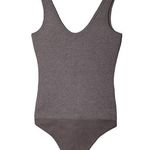 Abercrombie & Fitch Women's  Gray Metallic Silver Glitter Bodysuit Size XS NWOT Photo 0