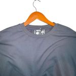 Young Fabulous and Broke Bella Faux Fur Ballon Sleeve Oversized Grey Sweatshirt Photo 4