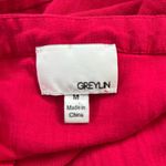 Greylin Greyln Off Shoulder Womens Top Size Medium Red Crochet Elbow Length Tie 61T4898 Photo 9