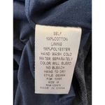 Glam  Tiered Ruffled Navy Blue Corduroy Mini Skirt Size M Y2K Photo 4