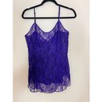 Victoria's Secret Victoria’s Secret Vintage Gold Label Purple Lace Babydoll Cami Small Photo 1