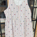 Disney Parks plus size mickey mouse & friends dress striped sleeveless babydoll Red Photo 0