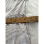 Eileen Fisher Organic Cotton T Shirt Dress Size L Gray White Stripe Minimalist Photo 10