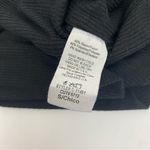 Naked Wardrobe Mock Neck Ribbed Long Sleeve Bodycon Mini Dress: Black Photo 6