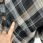 Ali Ro Mini Dress 2 Plaid Wool Blend Button Back Dark Academia Preppy Office Photo 3