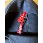 Spanx Ankle Piped Skinny Perfect Ponte Pants Black White Size Small Photo 5