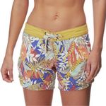 Patagonia Women’s Worn Wear Wavefarer Boardshorts 5” Jurassic Ferns Violet Blue Photo 3