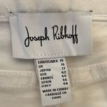 Joseph Ribkoff  Women’s White Silver Trim Skinny Jeans Size 14 Photo 2