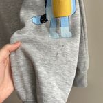 Bluey Women’s Grey Crewneck Sweatshirt, Bluey Character Top, Size Large Gray Photo 15