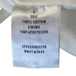 KLESIS White CHARLOTTE Floral Lace mini notched v neck Dress NEW Size SMALL Photo 6