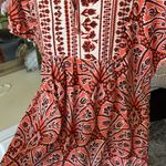 Knox Rose NWOT boho floral comfy pop over ruffle peasant cotton blend dress Lββ Photo 8