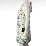 Lulus I Can Sea It Now Cream & Teal Print Halter Dress Size XS Photo 2