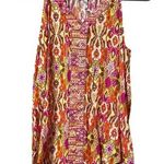 Rose + Olive  size small pullover v-neck tank top floral 70’s retro bohemian NWT Photo 0