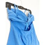 NWT SNDYS X Revolve Boat Linen Romper Size Medium Blue Cut Out Lightweight Photo 7