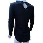 Ecru  Brand Suede Leather Front Sweatshirt Cotton Brown Black Size S Photo 1