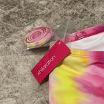 Xhilaration Pink Tie-Dye Print D/DD Bandeau Crop Bikini Top NEW Photo 6