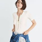 Madewell ✨Ribbed Lace-Up Bodysuit✨ Photo 0