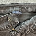 American Eagle  Womens Jeans 2 Short Hi Rise Jegging Black Skinny Stretch Denim Photo 6