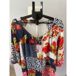 Valerie Stevens  Women's Sheer Quarter Sleeve Multi color‎ Top Size 1X Photo 1