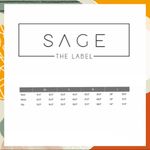 Sage The Label Good Habits Long Sleeve Top - Black Photo 5