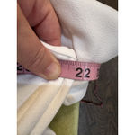 Bar III Wide Leg High Waisted White Dress Pants Size 1X Photo 5