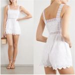 Charo Ruiz Zuma Eyelet Embroidered White Romper Womens XS New Photo 14