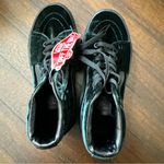 Vans  Sk8-Hi Velvet Green Black Size US 3.5 Men /‎ women 5 Photo 4