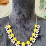 Charming Charlie  Women's Yellow Ball Beaded Statement Necklace Bib Necklace Set Photo 0