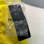 Bebe  Halter Top Womens XS Yellow Pleated Front Keyhole Summer Timeless Modern Photo 12