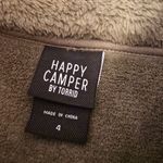 Torrid {4X} Happy Camper Green Faux Fur Vest Photo 8