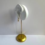 White Pearl Gold Hoop Earrings for Women,Pearl Earrings Photo 4