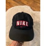 Nike Baseball Hat Adjustable Black Logo Embroidered Photo 1