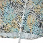 NWT Cozy Knit Cropped Long Sleeve Drop Shoulder Hi Lo V Neck Pullover Small Blue Photo 6