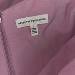 Dress the Population NWOT ANTHROPOLOGIE Rory Side-Fringe Midi Dress purple sz L Photo 4