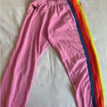 Aviator Nation  Sweatpants 5 Stripe | Pink Photo 0