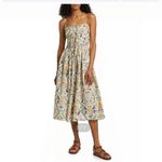 NWT RHODE Katrina Plumeria Golden Cotton Midi Photo 5