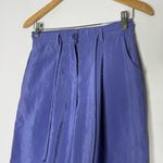 Maeve by Anthropologie Wide-Leg Satin Pants Purple Size XXS Photo 6